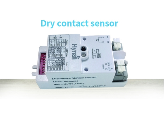 HNS201DC হাই ফ্রিকোয়েন্সি মোশন ডিটেকশন সেন্সর 12V ডিসি ইনপুট শুকনো যোগাযোগ আউটপুট